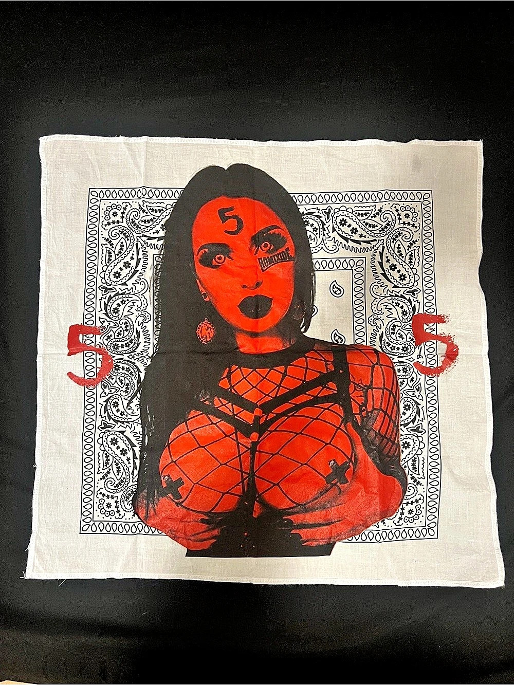 Homixide Gang HL2 Girl Bandana Red & Black Scarf